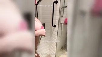 Bethany Lily, Showing Large Breasts in Shower