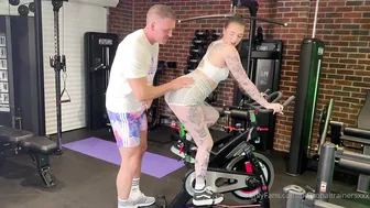 Marc Rose, Amyxo, Personaltrainersxxx, Curvy Tattooed Teen in Gym Encounter