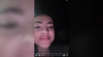Malu Trevejo, Lesbian Tongue Kissing Tease