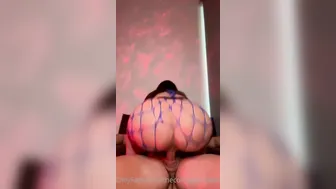 Mia Monroe, Curvy Fishnet Stripper in Large Member Encounter