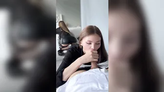 Milakittenx, Blonde Babe in Anal Mirror Encounter