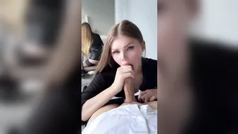 Milakittenx, Blonde Babe in Anal Mirror Encounter