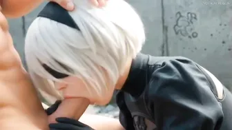 Nier Automata Huge Cock Anal Fuck Deep Into Her - AI