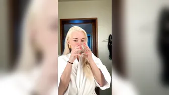 Lindsey Pelas, Teasing in Fishnet Lingerie