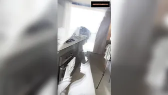 Alanna Pow, Curvy Babe in BBC Balcony Encounter