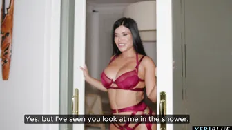 Sara Retali, Curvy Latina Step-Sister in Step-Brother Encounter