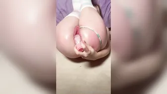 Belle Delphine, Hentai Girl in Dildo Double Penetration
