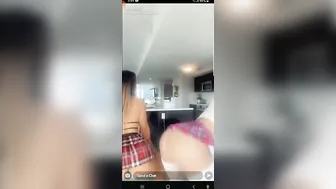 Lyna Perez, Two Schoolgirls in Dildo Oral Tease