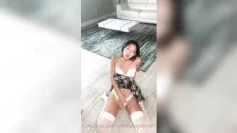 Aries Steele, Asian Glasses Schoolgirl in Large Dildo Encounter