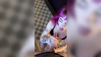 Lems7, Emily Oram, Pink-Haired Tattooed Babe in Oral POV