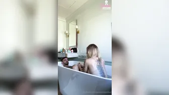 Sammmnextdoor, Tattooed Couple in Oral Facial Bathtub
