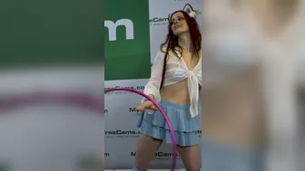 Braislee Adams, Hula Hoop Dance at Event