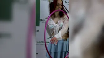 Braislee Adams, Hula Hoop Dance at Event