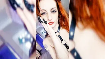 Braislee Adams, Leather Lingerie Tease