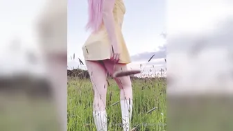 Belle Delphine, Nude Open Field Frolic