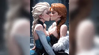 ASMR Futa Elsa And Anna Lesbian - AI
