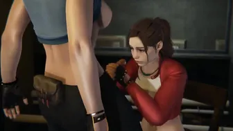 Futa Jill RE Lesbian FUcking Claire - AI