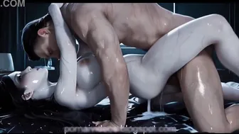 Wet Sadako Came Out From TV To SUck Huge Cock - AI