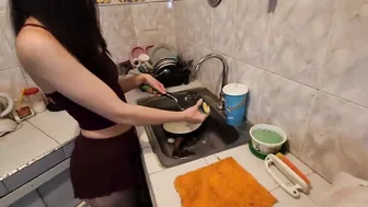 Best Friend Wife Try To Seduce Him Fucking In Kitchen