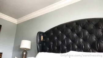 Caroline Zalog, Yellow Lace Lingerie Tease