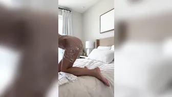 Natalie Roush, Plastic See-Through Lingerie Tease