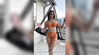 Natalie Roush, Orange Lingerie Seduction