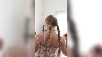 Caroline Zalog, Purple Lingerie Seduction