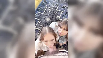 Sky Bri, Riley Reid, POV Big Cock Horny Duo