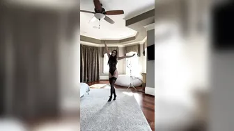 Christina Khalil, See-Through Bodysuit Seduction