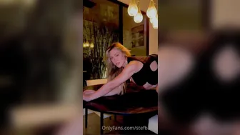 Stefanie Knight, Dining Table Blonde GF Quickie