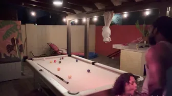 Labrisa, BBW Hotwife Pool Table BBC Fuck