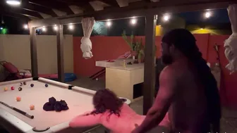 Labrisa, BBW Hotwife Pool Table BBC Fuck