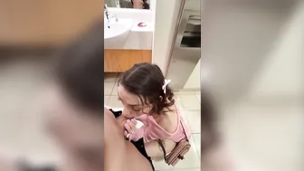 Shrooms Q, Mall Restroom Sneaky Suck & Fuck