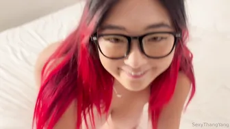 Kimberly Yang, Sexythangyang, Kitchen Pussy Feeding Thicc Asian GF