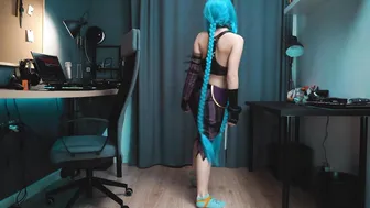 Jinx Cosplay Webcam Beauty Masturbating