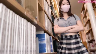 Asianpeachqueen, Ssrpeach, Public Restroom Librarian Hookup