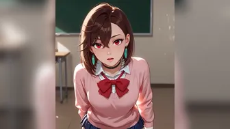 DandaDan Cute Momo Finally Agree To Suck Cock At Classroom - AI