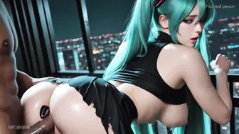 Hatsune Miku Anal Fuck Her Fan - AI
