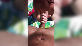 Riley Jacobs, Public Beach Sunglasses Blowjob