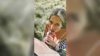 Aspen London, Sucking A Big Cock In The Open Fields