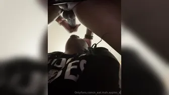 Eatmahapples, X_Eat.Mah.Apples_X, Bottom View Ebony Amateur Blowjob