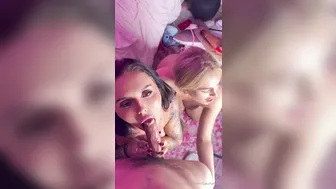 Two Horny Bunnies Tiauna Riley And Ursexylilsecret Sucking On A Big Cock