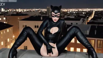 Catwomen ANAL Fuck At Rooftop After Getting Caught - AI