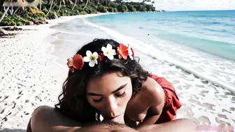 Local Moana Princess Fuck At Beach Without Shame - AI