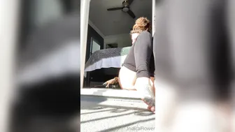 Indica Flower, Doorway Hippie Slut Masturbation