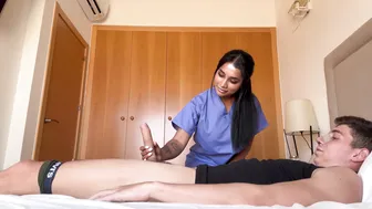 Yasmina Khan, Bradybud, Curvy Nurse Granting Deep Access to Patient's Large Tool