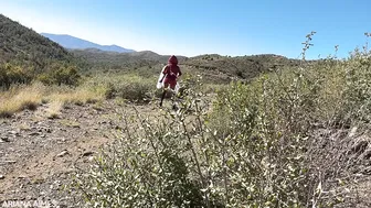 Arriana Aimes, Ebony Red Riding Hood in Outdoor BBC Encounter