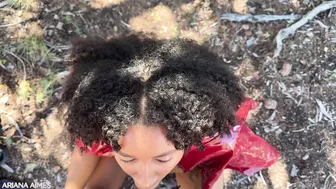 Arriana Aimes, Ebony Red Riding Hood in Outdoor BBC Encounter