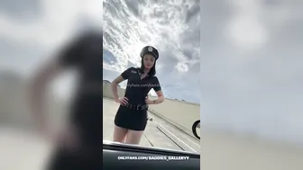 Auhneesh Nicole, Police Officer in Steamy Car Session with BBC