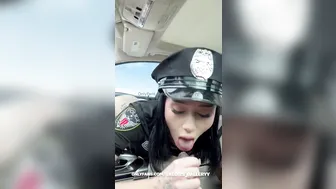 Auhneesh Nicole, Police Officer in Steamy Car Session with BBC